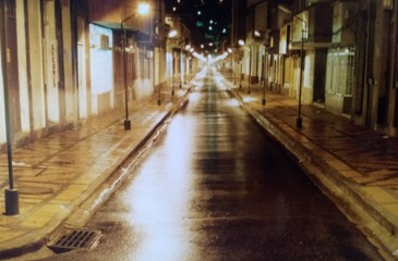 Pamplona at night