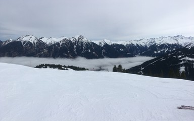 Fototapeta na wymiar Bad Gastein Stubnerkogel Austria Alps Ski
