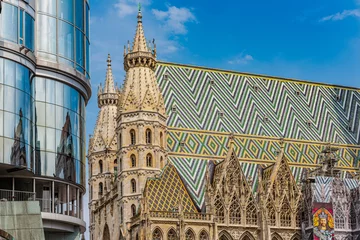 Zelfklevend Fotobehang Saint Stephen's Cathedral in Vienna © Fabio Lotti