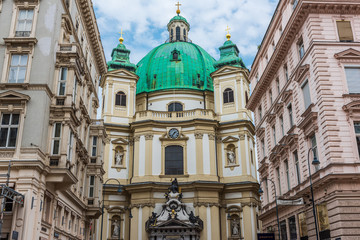 Fototapeta na wymiar Saint Peter Church in Vienna