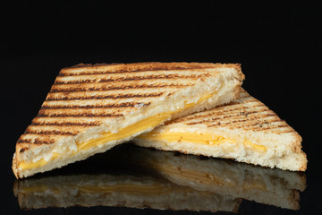 Craft snack for a bar, cafe and restaurant on a black background