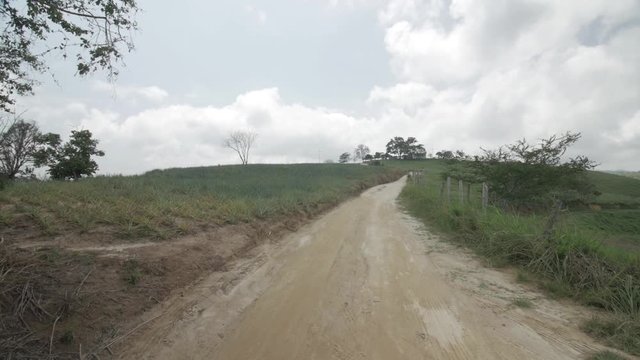 Rural zone giron colombia road