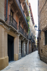 Fototapeta na wymiar Barri Gotic quarter of Barcelona, Catalonia, Spain.
