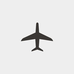 airplane icon vector illustration and symbol for website and graphic design