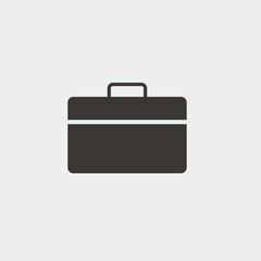 briefcase icon vector illustration and symbol for website and graphic design