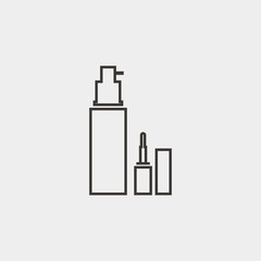 make up icon vector illustration and symbol for website and graphic design