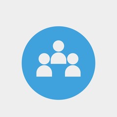 people icon vector illustration and symbol for website and graphic design