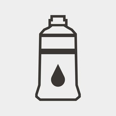 toothpaste icon vector illustration and symbol for website and graphic design