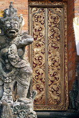 Architecture and sculpture of the island of Bali. Indonesia