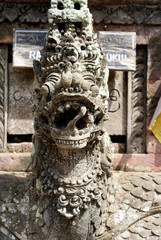 Fototapeta na wymiar Architecture and sculpture of the island of Bali. Indonesia
