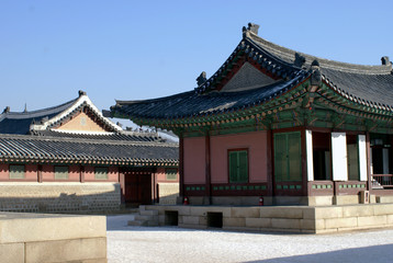 Fototapeta premium Architecture and sculpture of Seoul. South Korea
