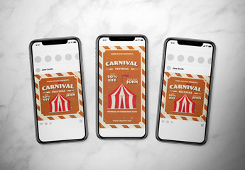 Carnival Event Social Media Layout