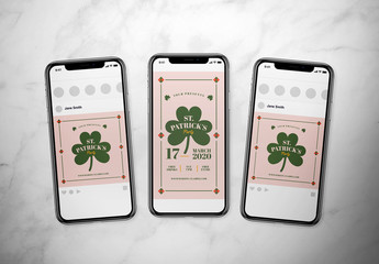 St. Patrick's Party Event Social Media Layout