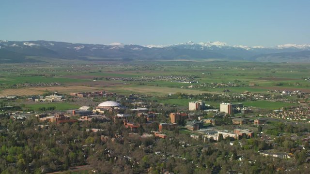 The campus of Montana State University in Bozeman Montana