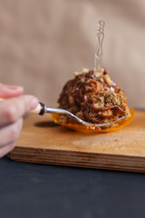 Oat cookies. Healthy food