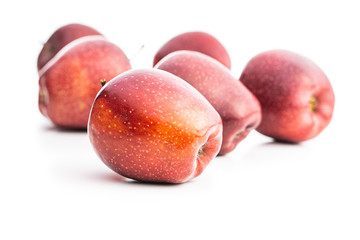 Ripe red apples