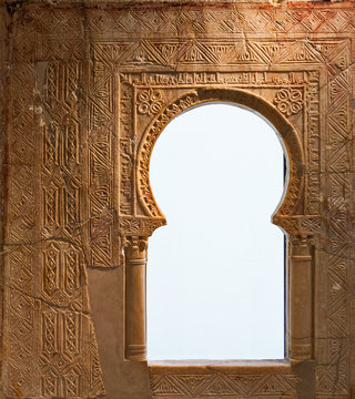  Medina Azahara. Architectural details. Important Muslim ruins of the Middle Ages; located on the outskirts of Cordoba. Spain.