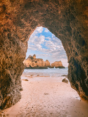 Algarve coast and beaches in Portugal