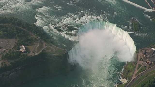 Aerial view of Niagara Falls