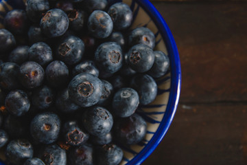 Fresh blueberries