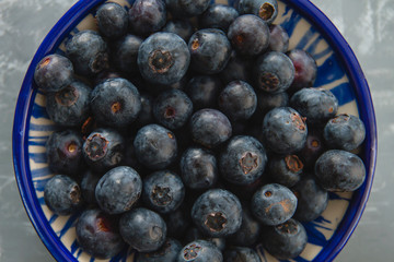Fresh blueberries