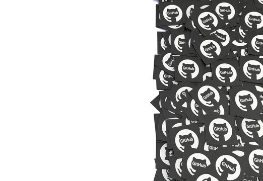 github, social media background design