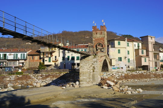 la gaietta bridge in Millesimo, Italy