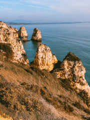 Algarve coast and beaches in Portugal