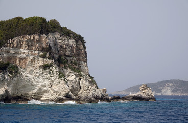 Fototapeta na wymiar Küste von Paxos