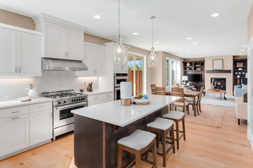 Kitchen in New Luxury Home