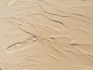 Sand texture. Sandy beach for background. Top view. 