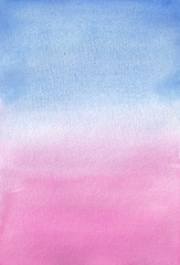 Abstract Purple and Pink watercolor background texture