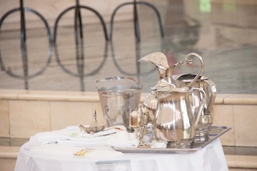 Vasilhames para batismo