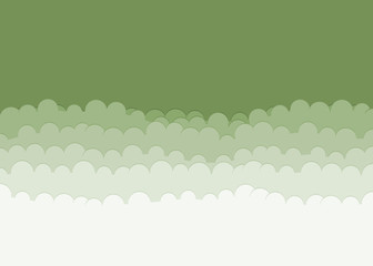 Abstract Color Clouds Sky Generative Art background illustration