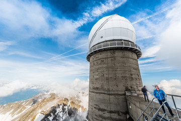 Obraz premium Bernard Lyot telescope in Pic du Midi, France