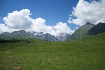 view in mountains
