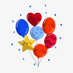 Obraz premium balloons in the sky