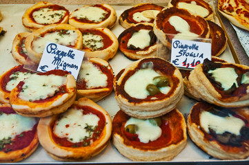Venetian pizzette at Venice, Italy