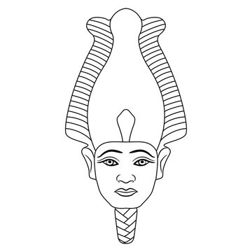 Egyptian God Osiris Drawing