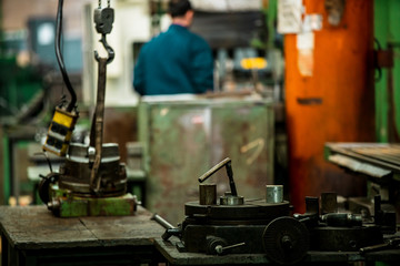 Industry factory iron works steel and machine