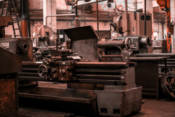 Industry factory iron works steel and machine