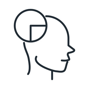 alzheimers disease neurological brain reasoning line style icon