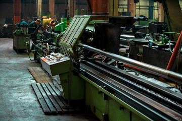 Industry factory iron works steel and machine