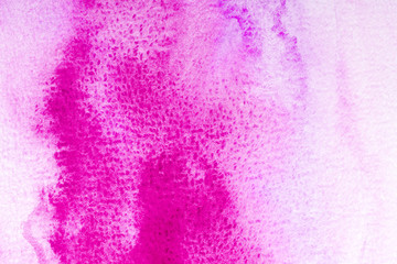 abstract pink watercolor background on paper.