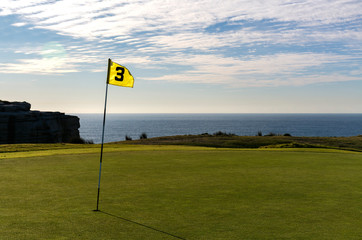 Golf course by the sea, Sydney Australia