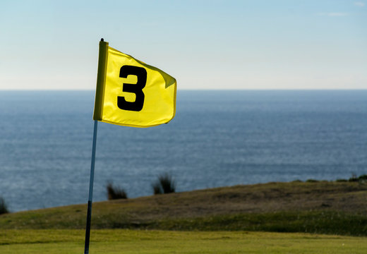 Golf course by the sea, Sydney Australia