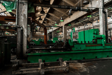 Fototapeta na wymiar Industry factory iron works steel and machine