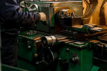 Industry factory iron works steel and machine