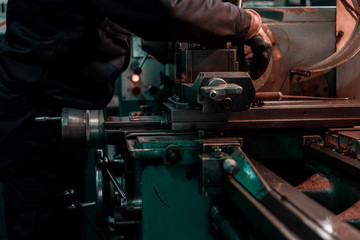 Industry factory iron works steel and machine