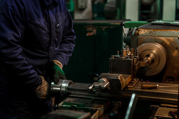 Industry factory iron works steel and machine